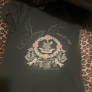 Vintage juicy couture charcoal tee